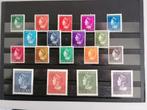 NPVH nrs. 332/349 Koningin Wilhelmina 1940-1947, Postzegels en Munten, Postzegels | Nederland, Ophalen of Verzenden, Na 1940, Postfris