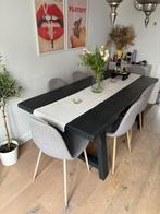 Vurenhouten eettafel, Gebruikt, 200 cm of meer, Vijf personen of meer, Rechthoekig