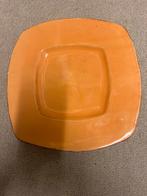 Oranje Todo Mundo Borden- Handgeschilderd Italië, Gebruikt, Ophalen of Verzenden, Bord(en), Overige stijlen