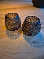 Set van 2 Waxinelichthouders, Huis en Inrichting, Woonaccessoires | Kandelaars en Kaarsen, Ophalen