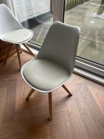 Prachtige witte kuipstoelen vier stuks ook per stuk, Ophalen, Gebruikt, Wit