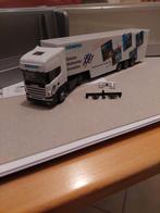 128 herpa scania 4 serie Siemens oplegger 1:87 truck trein, Hobby en Vrije tijd, Modelauto's | 1:87, Ophalen of Verzenden, Nieuw