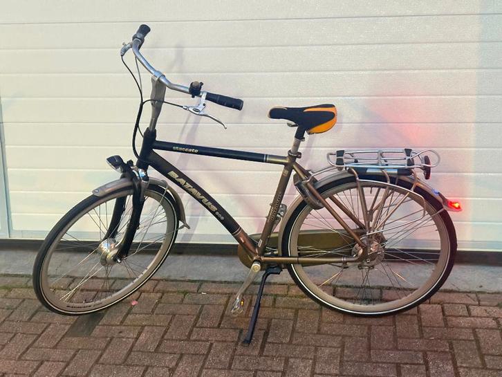 Batavus Staccato Herenfiets, 3 Maanden Garantie - Gratis OHB, Fietsen en Brommers, Fietsen | Heren | Herenfietsen, Gebruikt, Batavus