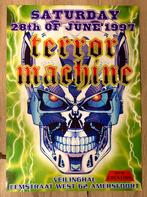 Mooie poster Terror machine 28 Juni 1997. Hardcore, Gabber, Verzamelen, Posters, Ophalen of Verzenden, Zo goed als nieuw