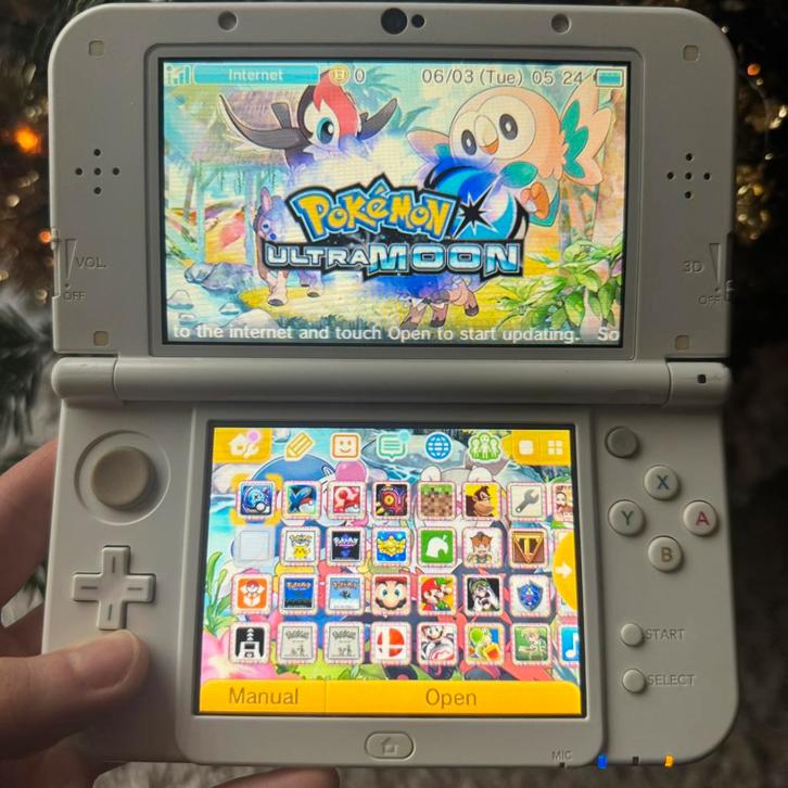 New Nintendo 3DS XL 64 GB met Leuke Games, Spelcomputers en Games, Spelcomputers | Nintendo 2DS en 3DS, Gebruikt, 3DS XL, Wit