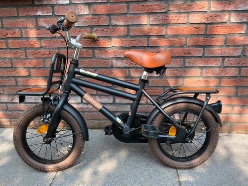 Supersuper Cooper 14 inch kinderfiets zwart -Topstaat!, Fietsen en Brommers, Fietsen | Jongens, Zo goed als nieuw, 14 inch of minder