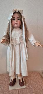 Antieke porseleinen pop, 80 cm, Antiek en Kunst, Ophalen of Verzenden