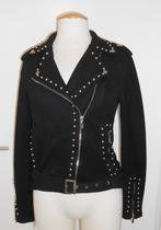 Papillonne bikerjasje zwart mt M, Maat 38/40 (M), Zwart, Papillonne, Ophalen of Verzenden