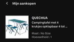 Campingtafel met 4 krukjes - Nieuwstaat!, Caravans en Kamperen, Ophalen