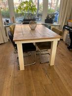 Mooie houten kamer / eettafel, Huis en Inrichting, Tafels | Eettafels, Ophalen, Gebruikt, 50 tot 100 cm, 150 tot 200 cm