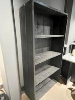 Steigerhouten kasten (3 stuks) zwart gebeitst, Huis en Inrichting, Ophalen, Zo goed als nieuw, 25 tot 50 cm, 50 tot 100 cm