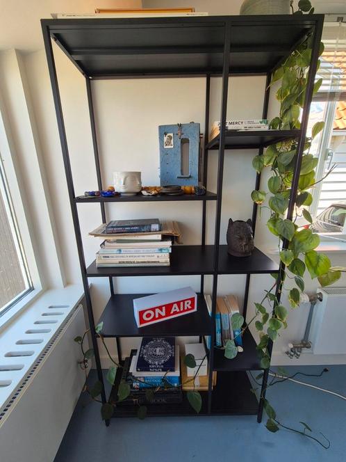 Roy metalen boekenkast gewoonstijl 79 x 165, Huis en Inrichting, Kasten | Stellingkasten, Zo goed als nieuw, Ophalen