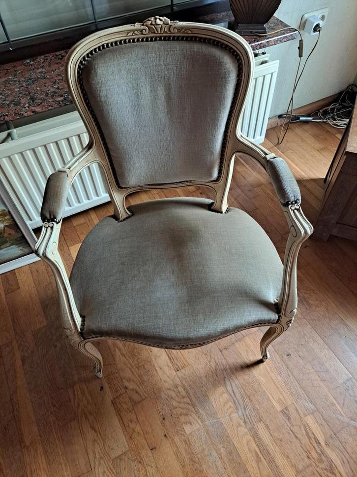Vintage fauteuil met armleuningen, Huis en Inrichting, Stoelen, Ophalen