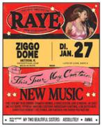RAYE Amsterdam Tickets, Twee personen, Januari