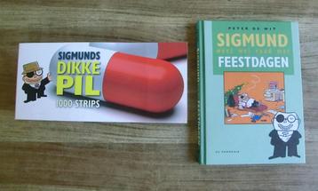 2 stripboeken uit de serie van Sigmund  beschikbaar voor biedingen