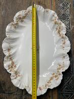 Antiek Limoges schaal met Bloemenmotief, Ophalen of Verzenden
