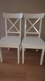 2 ikea Ingolf Eetkamerstoelen, Huis en Inrichting, Stoelen, Ophalen, Twee, Zo goed als nieuw, Hout