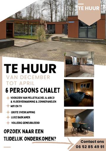 6 persoons chalet te huur beschikbaar voor biedingen