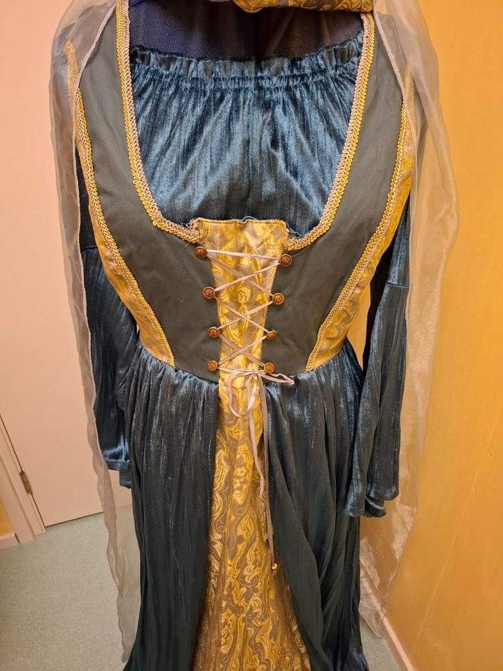 Jonkvrouw jurk, Kleding | Dames, Carnavalskleding en Feestkleding, Zo goed als nieuw, Carnaval, Ophalen of Verzenden