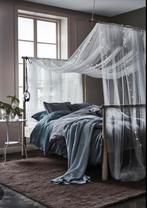 GJÖRA bed 140x200 twijfelaar + lattenbodems, Huis en Inrichting, Slaapkamer | Bedden, Ophalen, Gebruikt, Beige, 140 cm