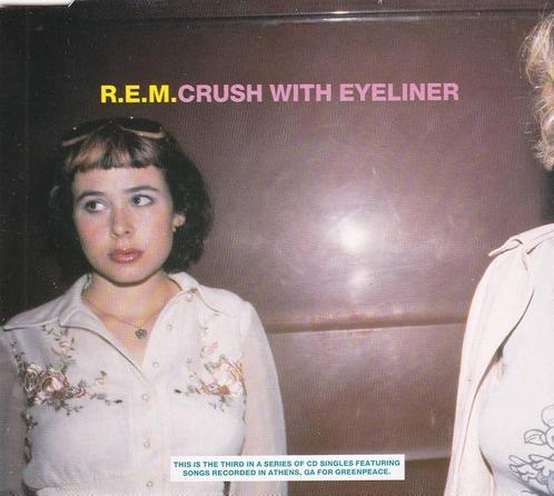 CD-single Crush With Eyeliner - REM, Cd's en Dvd's, Cd's | Pop, Zo goed als nieuw, Ophalen of Verzenden