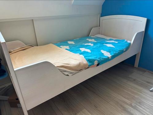 Peuterbed incl. matras, molton & hoeslaken, Kinderen en Baby's, Kinderkamer | Bedden, Zo goed als nieuw, 140 tot 160 cm, 70 tot 85 cm