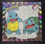 Squirtle & Bulbasaur Pr35 - Pokémon Artbox Prism Sticker NM, Ophalen of Verzenden, Nieuw, Losse kaart, Foil