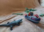 Playmobil Boot met Jagers en Krokodillen, Ophalen of Verzenden, Gebruikt, Los playmobil