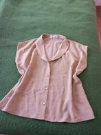 mooie Franse couture pin up vintage top, Josette Clement, L, Verzenden