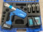 Uponor perstang compleet met drie persbekken 16/20/25, Ophalen, Zo goed als nieuw