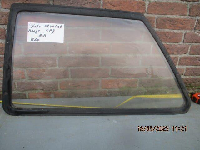 linker zijruit toyota starlet EP 7.....3 deur.s, Auto-onderdelen, Ruiten en Toebehoren, Toyota, Gebruikt, Ophalen of Verzenden