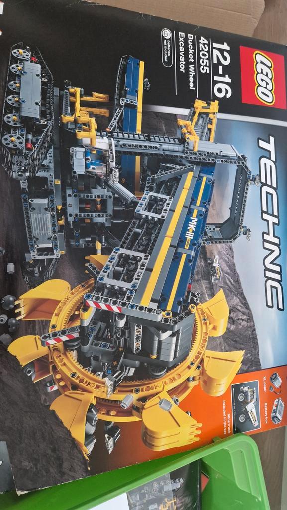 LEGO Technic 42055 - Graafmachine met schoepenrad, Kinderen en Baby's, Speelgoed | Duplo en Lego, Gebruikt, Lego, Complete set
