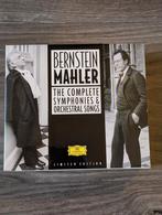Bernstein Mahler Complete Symphonies Boxset, Cd's en Dvd's, Boxset, Ophalen of Verzenden, Zo goed als nieuw, Romantiek