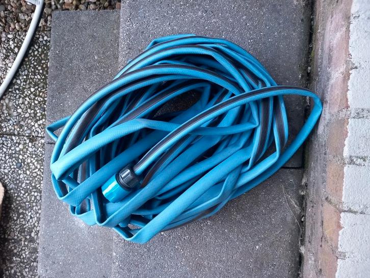 Sterke nieuwe  tuinslang Hornbach 14 a 15 mt +koppelstukken, Tuin en Terras, Tuinslangen, Nieuw, Tuinslang, Ophalen