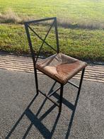 6 eetkamerstoelen. Staal met riet. Ikea Granas., Huis en Inrichting, Stoelen, Ophalen, Bruin, Vier