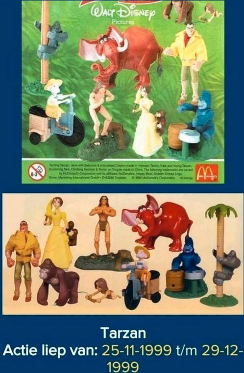 Vintage Macdonald happy meal Tarzan serie, Verzamelen, Complete verzamelingen en Collecties, Ophalen