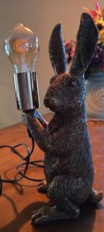 Konijn Lamp - Decoratieve Tafellamp, 50 tot 75 cm, Ophalen of Verzenden, Zo goed als nieuw, Metaal