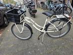 Witte Transportfiets met Mand - Rijklare Stadsfiets!, Fietsen en Brommers, Fietsen | Dames | Damesfietsen, 56 cm of meer, Ophalen