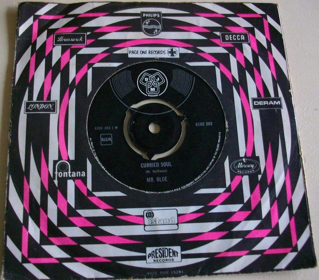 Mr. Blue  Curried soul, 7 inch, Single, Ophalen of Verzenden, Zo goed als nieuw