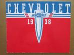 1938 CHEVROLET brochure, Engels, Ophalen of Verzenden, Zo goed als nieuw, Chevrolet