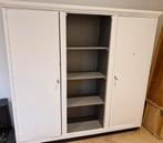 Houten kast met planken, 160x150x38, Huis en Inrichting, Kasten | Roldeurkasten en Archiefkasten, Ophalen, Gebruikt, 50 tot 100 cm