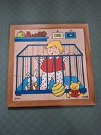 Rolf Puzzel, kindje in Box - 9 Stukjes, 2 tot 4 jaar, Gebruikt, Ophalen of Verzenden, Van hout