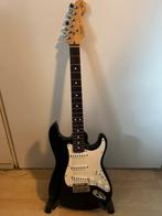 Fender stratocaster 40 year anniversary zwart (USA 1994), Ophalen, Zo goed als nieuw, Solid body, Fender