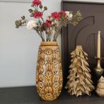 Scheurich West Germany Vaas - Okergeel, Huis en Inrichting, Woonaccessoires | Vazen, Gebruikt, Geel, Aardewerk of Porselein, Ophalen of Verzenden