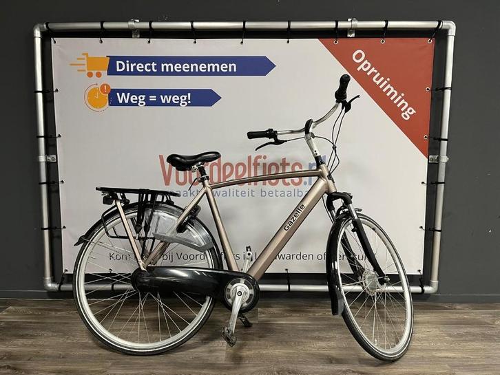 Gazelle Orange c7 - Herenfiets - 28 inch 57 cm - Brons, Fietsen en Brommers, Fietsen | Heren | Herenfietsen, Gebruikt, Gazelle