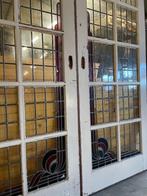 Set openslaande deuren met glas in lood 206x165cm., Ophalen