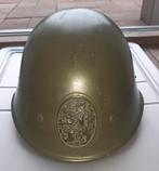Helm Nederland M34 in nette staat! WW2 WO2 LEES AJB, Ophalen of Verzenden, Landmacht, Nederland, Helm of Baret