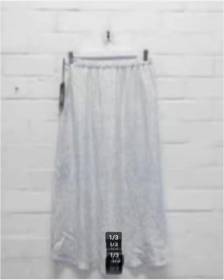 Drykorn - Prachtige midi rok maat 36/S - Nieuw €119, Kleding | Dames, Rokken, Nieuw, Maat 36 (S), Grijs, Onder de knie, Ophalen of Verzenden