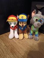 T.K. PAW PATROL KNUFFELS Rocky , Marshall , Chase z.g.a.n., Ophalen of Verzenden, Zo goed als nieuw, Hond