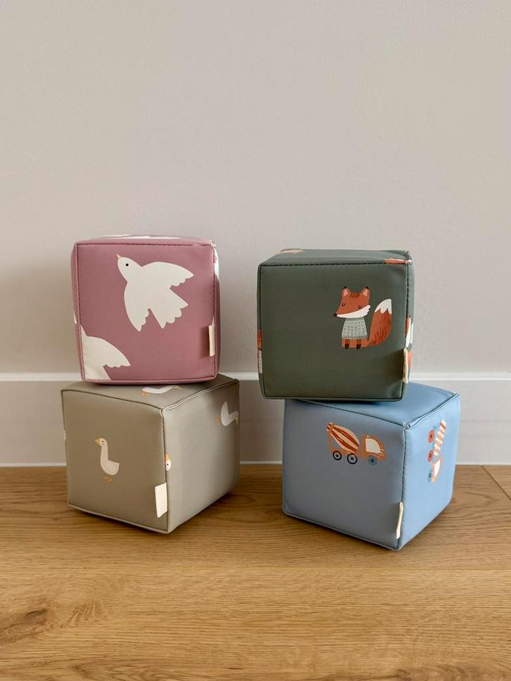 Zachte stapelblokken, handgemaakt, Kinderen en Baby's, Speelgoed | Babyspeelgoed, Nieuw, Overige typen, Ophalen of Verzenden